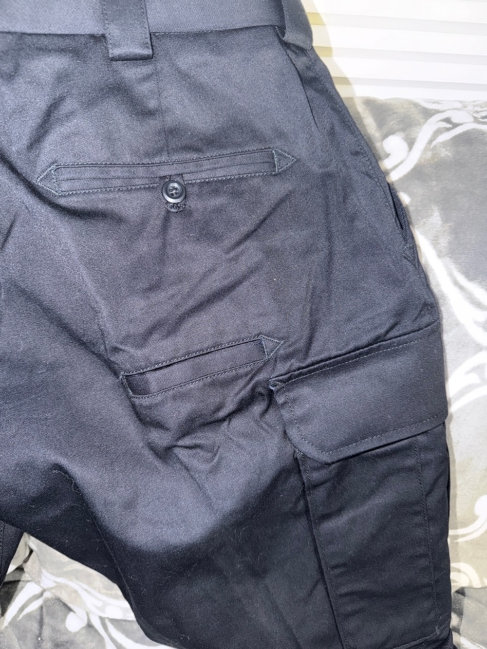 5.11 Tactical Navy Cargo Pants - Utility Work Trousers Women’s Sz 12 - Picture 7 of 9